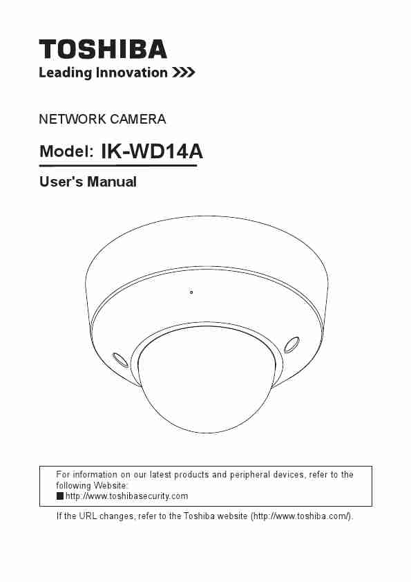 Toshiba Camera Accessories NETWORK CAMERA-page_pdf